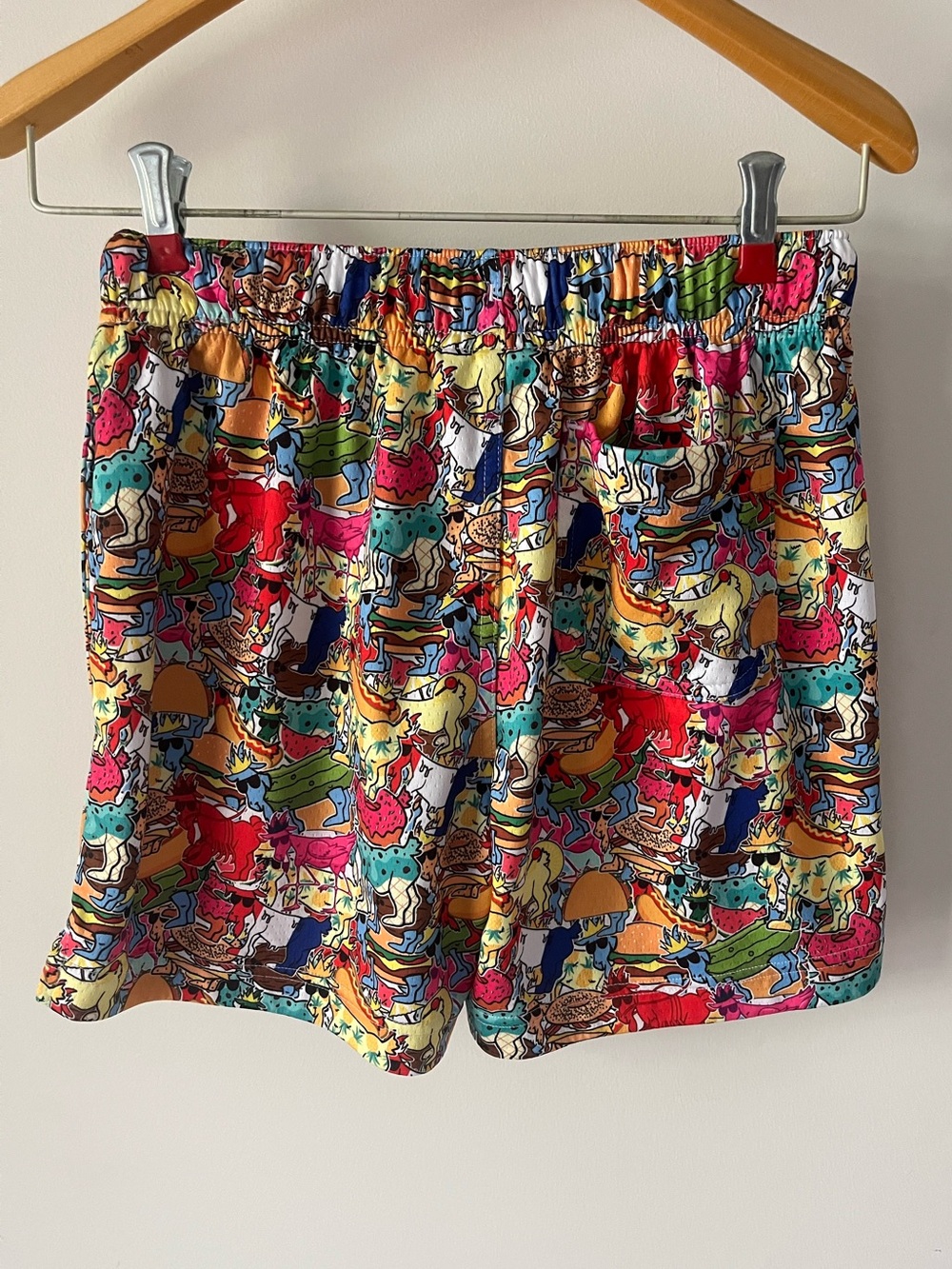 GOAT USA Food Print Mesh Athletic Shorts Boys YXL Novelty Donut Pickle Bagel - Picture 8 of 14